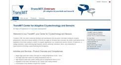 Desktop Screenshot of cryo.transmit.de
